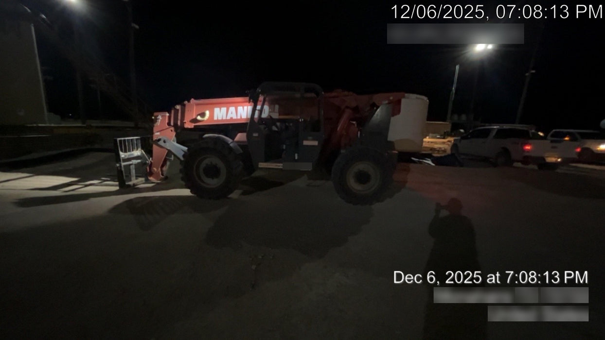 2018 Manitou MTA10055 Manitou MTA 10055 w/Open ROPS, Work Lights/Strobe, Aux Hyd, Solid Tires, Lift Hook, 66" Carriage, 60" Forks