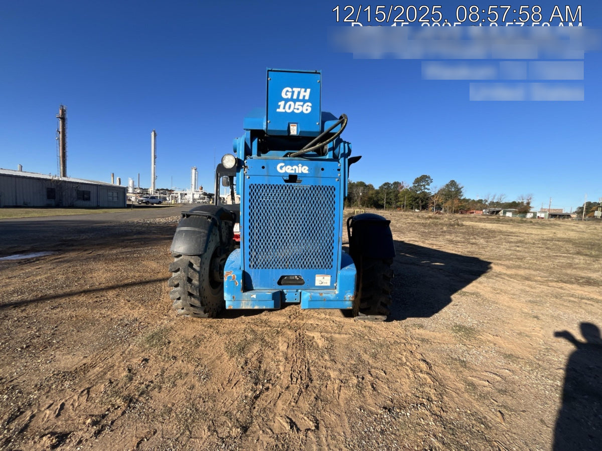 2019 Genie GTH-1056 Canopy, Solid RT Tires, LED Work Lights, Beacon 60" QA Carriage, 60" Forks