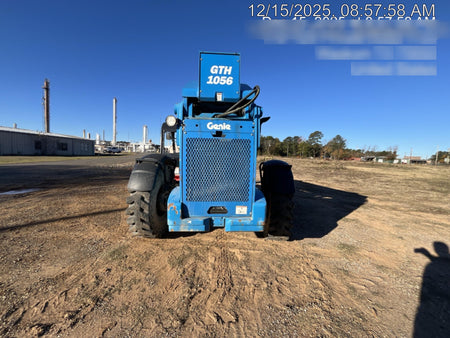 2019 Genie GTH-1056 Canopy, Solid RT Tires, LED Work Lights, Beacon 60" QA Carriage, 60" Forks