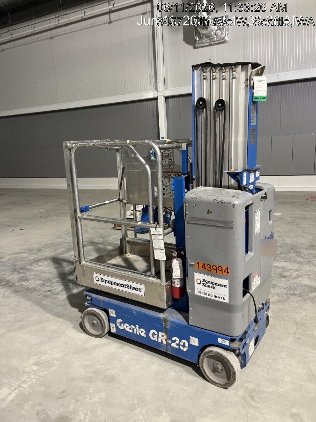 2021 GENIE GR-20