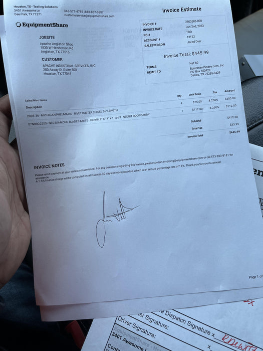 2021 MICHIGAN PNEUMATIC MP-133-ORANGE-NEP-SB