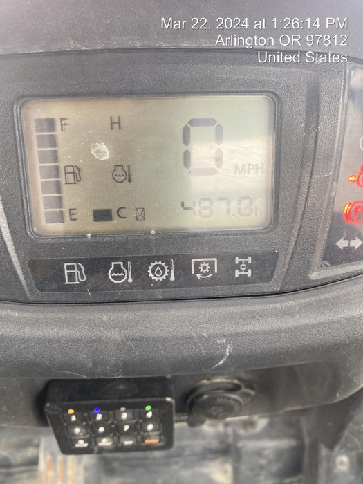 2020 Kubota RTV-X1140W-H 4WD utility cart -LED strobe -Windshield tempered glass -Plastic canopy -Wire harness kit -Backup alarm