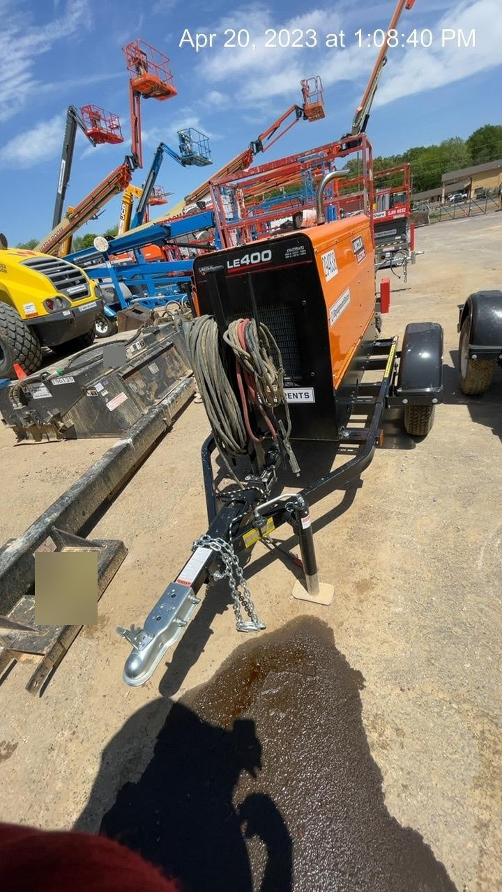 2023 Lincoln Electric LE400 Kubota V1505, Trlr, Cable Rack, Light Kit, ES Decals, T3