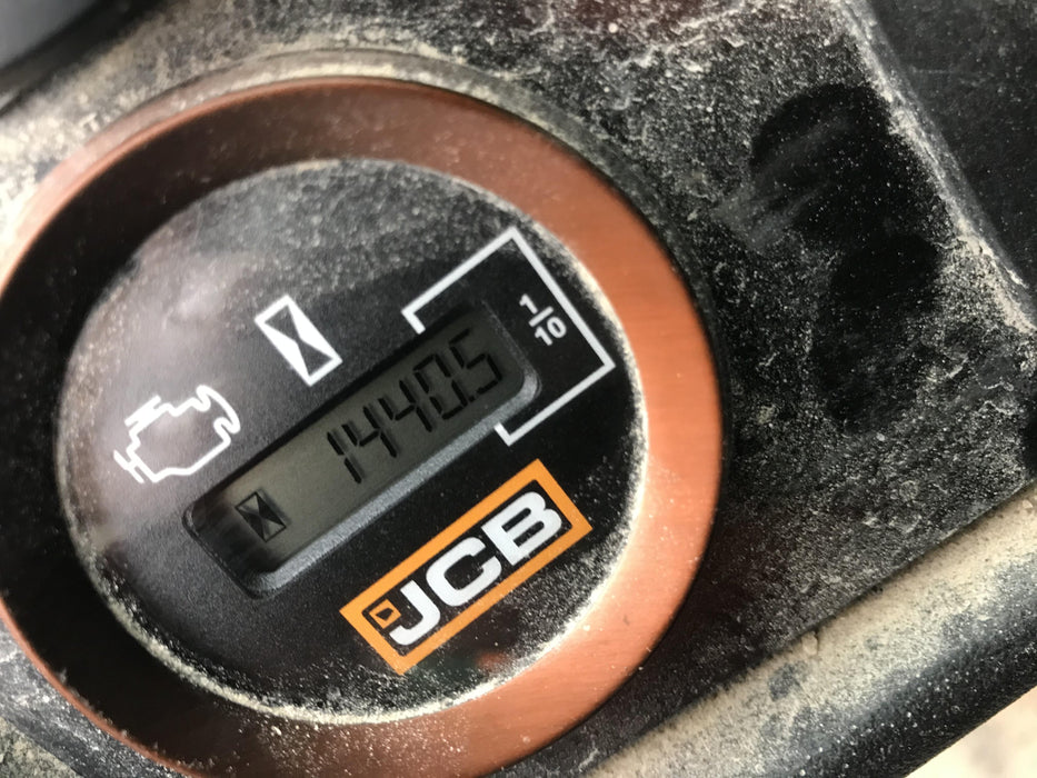 2019 JCB 512-56 Enclosed Cab, 109 HP, Solid Tires, Worklights, Beacon, Aux Hydraulics, Lifting Eye w/60" Carriage/60" Forks