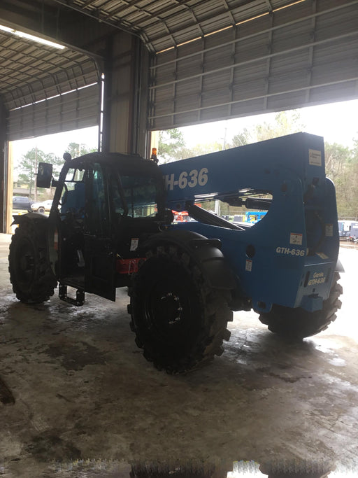 2018 Genie GTH-636 Genie GTH-636 w/Enclosed Cab w/HVAC, Work Lights, Solid Tires, Beacon, 48" Carriage and Forks