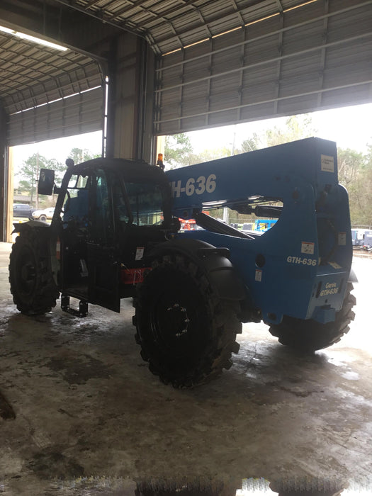 2018 Genie GTH-636 Genie GTH-636 w/Enclosed Cab w/HVAC, Work Lights, Solid Tires, Beacon, 48" Carriage and Forks