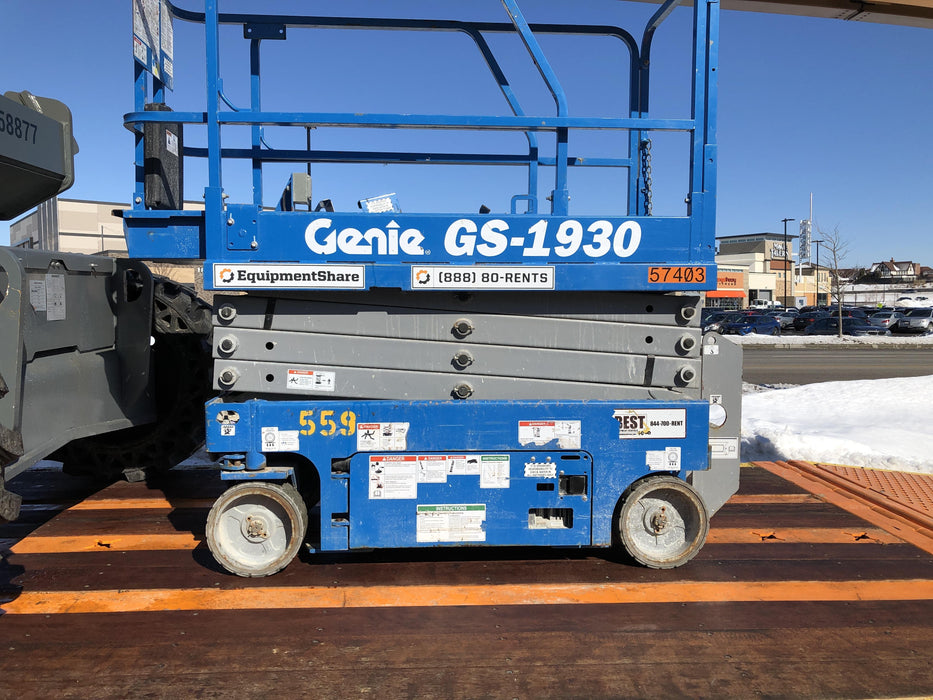 2016 Genie GS-1930 Standard Rental Specs