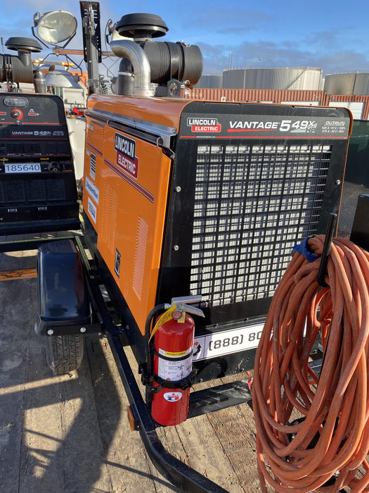 2021 Lincoln Electric Vantage 549X Ready Pak 3, ORANGE (includes trailer, cable rack, fender light kit)