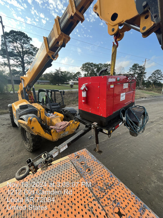 2022 Shindaiwa DGW400MDL Kubota D902 Engine, 23 HP, Dual Op Welder, Wire, Arc, Droop Stick, Tig, and CC Stick Functionality, Simulphase, 3 Phase and 1 Phase Gen Output, Single Axle NB Trlr, Slr Trckl Chrg 12V 12W, Fire Ext