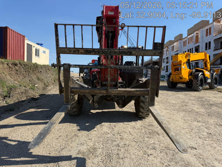 2019 Manitou MTA10055 Canopy, 120 HP, Solid Tires, Work Lights, Lift Hook, Auxiliary Hydraulics 66" Carriage and 60" Forks