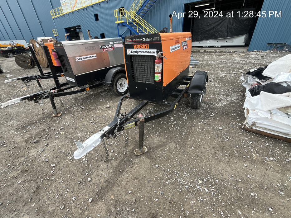 2022 Lincoln Electric LE400 Kubota V1505, Trlr, Cable Rack, Light Kit, ES Decals, T3