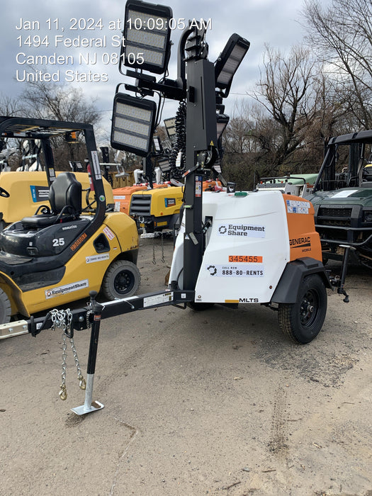 2023 Generac MLT2 Diesel, Flex Switch 120V Input, Powerzone Controller, (4) 320W LED Lights, 4kW Generator, 39.9 Gal Fuel Tank, 2" Ball, T3