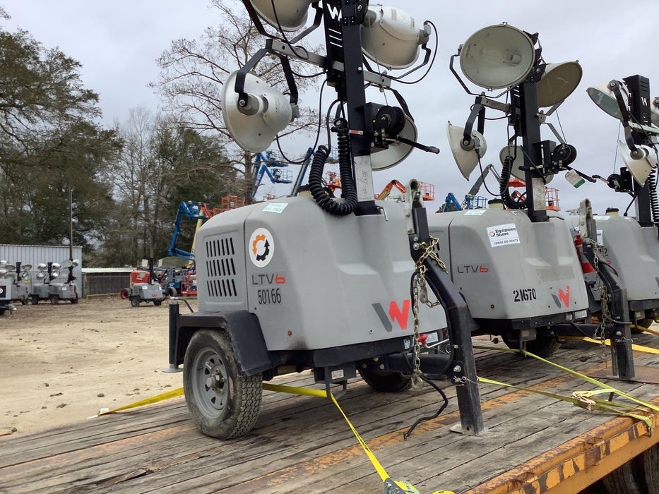 2019 Wacker Neuson LTV6L-MH Wacker Neuson LTV6L Mobile Light Tower w/Fuel Level Sensor Installed