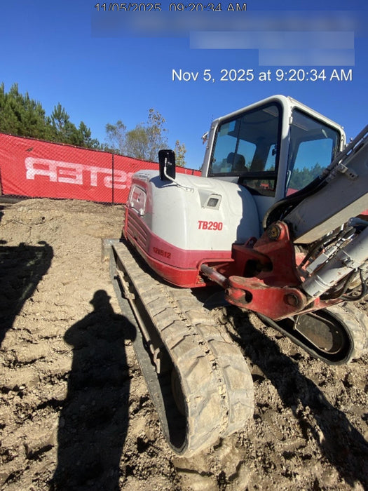 2020 Takeuchi TB290C Cab/Heat/Air, Rubber Tracks, Manual TAG QC