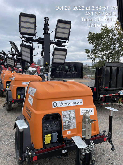 2023 Generac MLT2 Diesel, Flex Switch 120V Input, Powerzone Controller, (4) 320W LED Lights, 4kW Generator, 39.9 Gal Fuel Tank, 2" Ball, T3