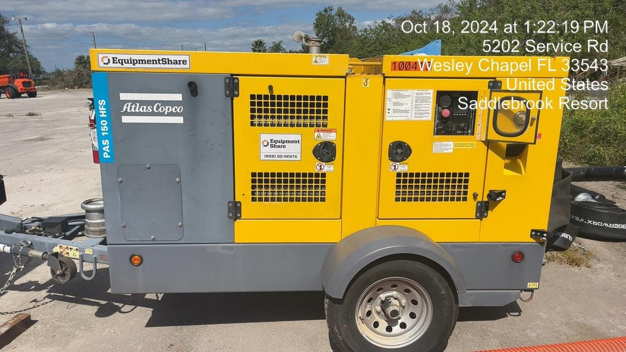 2020 ATLAS COPCO PAS 150 HF CS Enclosed