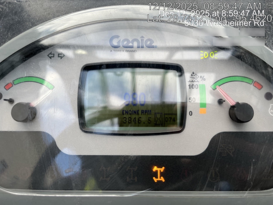 2019 Genie GTH-636 Canopy, Solid RT Tires, LED Work Lights, Beacon 60" QA Carriage, 48" Forks