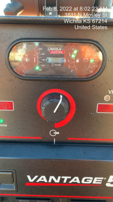 2021 Lincoln Electric Vantage 549X Ready Pak 3, ORANGE (includes trailer, cable rack, fender light kit)