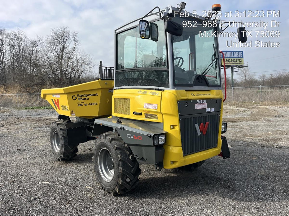 2025 WACKER NEUSON DV604 Cab Standard Tires