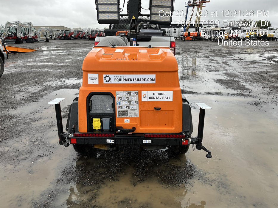 2023 Generac MLT2 Diesel, Flex Switch 120V Input, Powerzone Controller, (4) 320W LED Lights, 4kW Generator, 39.9 Gal Fuel Tank, 2" Ball, T3