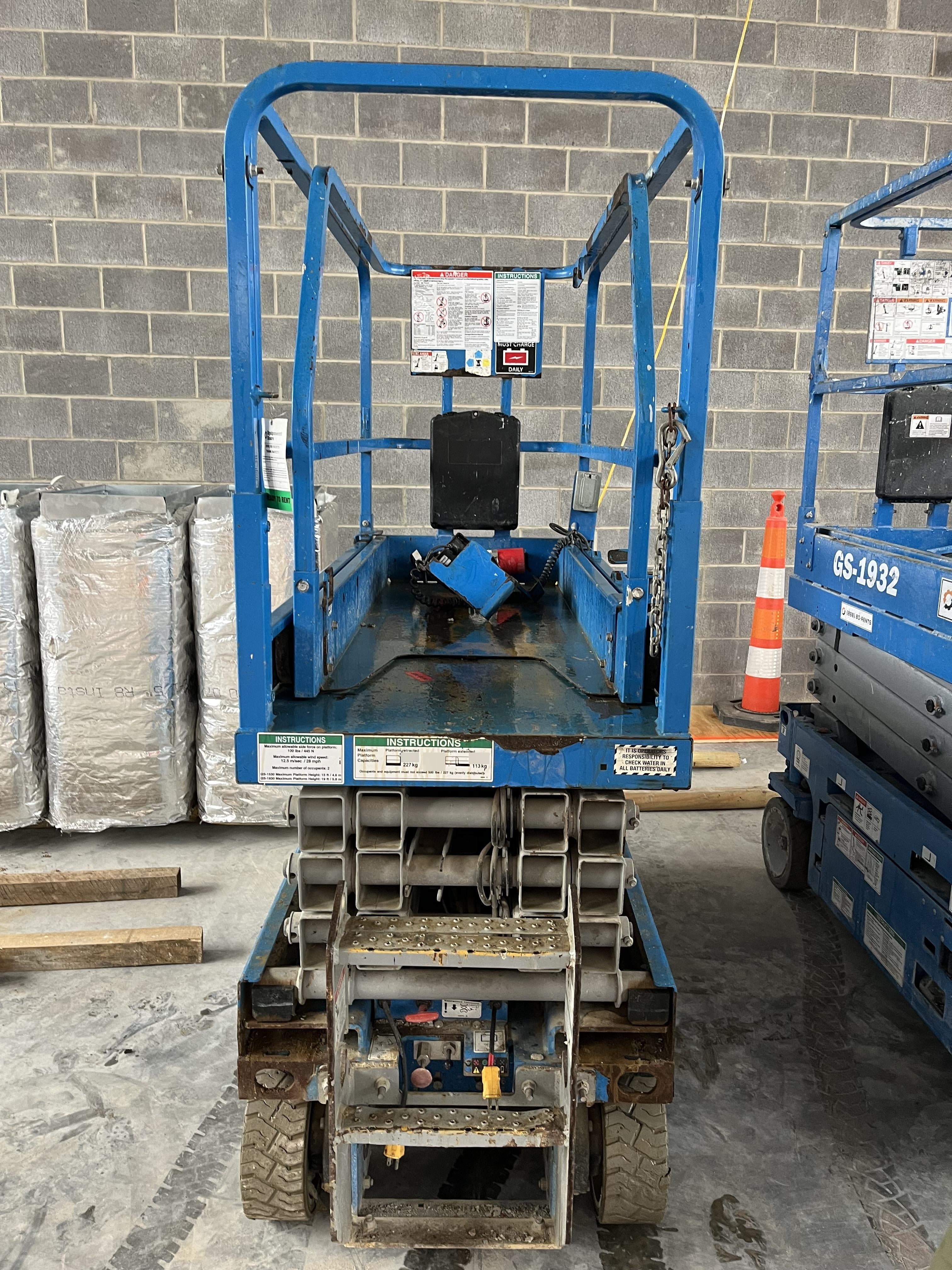 2016 Genie GS-1930 Standard Rental Specs