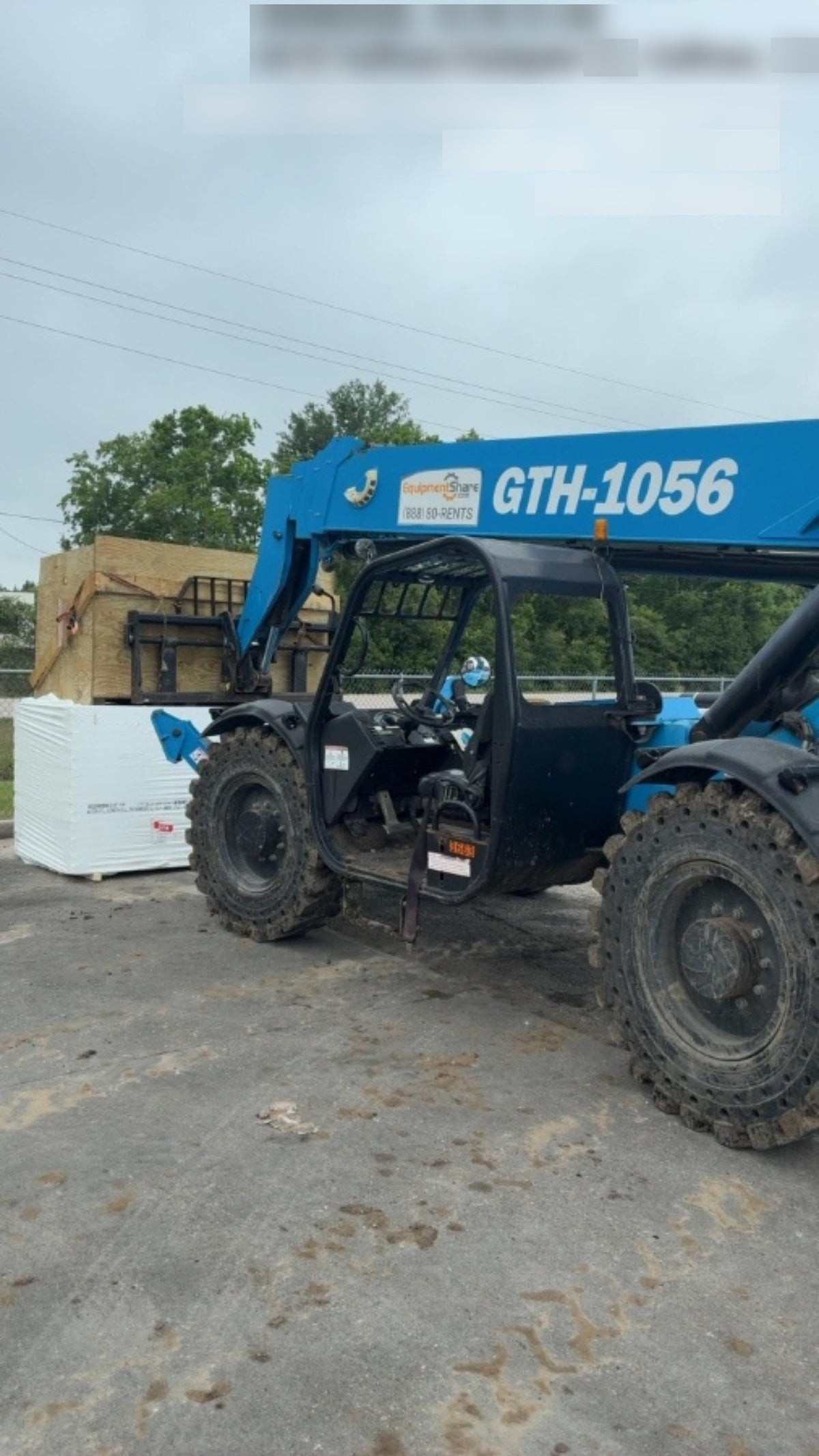 2017 Genie GTH-1056 Genie GTH1056, Solid Tires, 60" carriage, Open ROPS - GTH10E-11935
