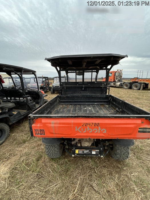 2022 Kubota RTV-X1140W-H Plastic Canopy, Windshield Acrylic Clear, LED Strobe Light, Wire Harness Kit, Back up Alarm