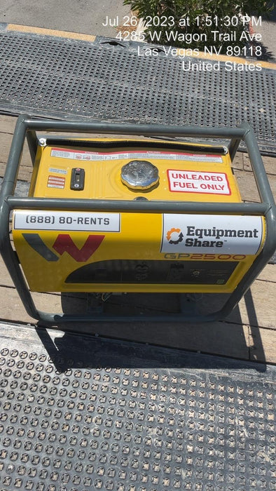 2020 WACKER NEUSON GP2500A