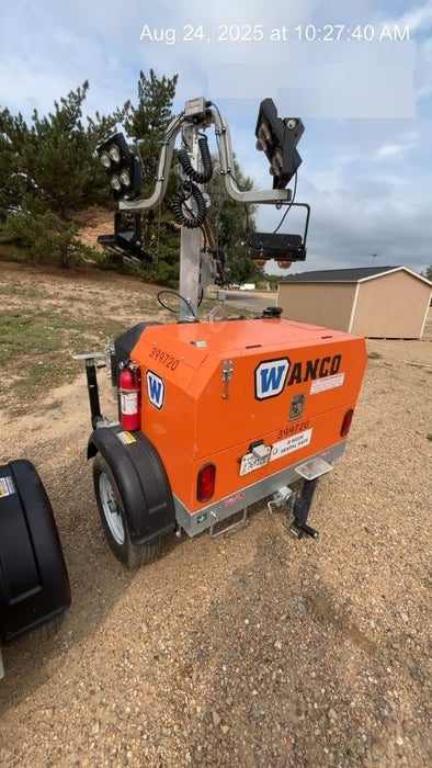 2024 Wanco WLTT-4MM4K Diesel, Deep Sea Controller, Shore Power Plug, Auto Start, (4) 350W LED Floodlights, 4kW Generator, 60 Gal Fuel Tank, 2" Ball, T3