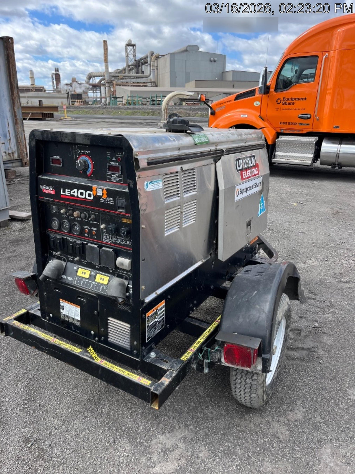 2024 Lincoln Electric LE400 Kubota V1505, Trlr, Cable Rack, Light Kit, ES Decals, T3