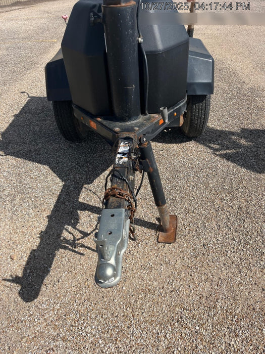 2022 Allmand NLV3GR (4) LED Light Fixture 350W, 23' Vertical Mast, 3kW Prime, Towable, Deep Sea L401, Leveling Jacks, Yanmar T4F 5.8hp