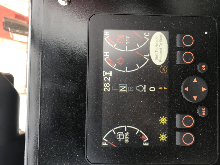 2020 Manitou MTA8044 74hp T4F, Cab/Heat/Air, Cab and Boom LED work lights, Auxiliary Hydraulics, Solid Tires, Amber strobe, Lift Hook w/66" Carriage, 60" Forks