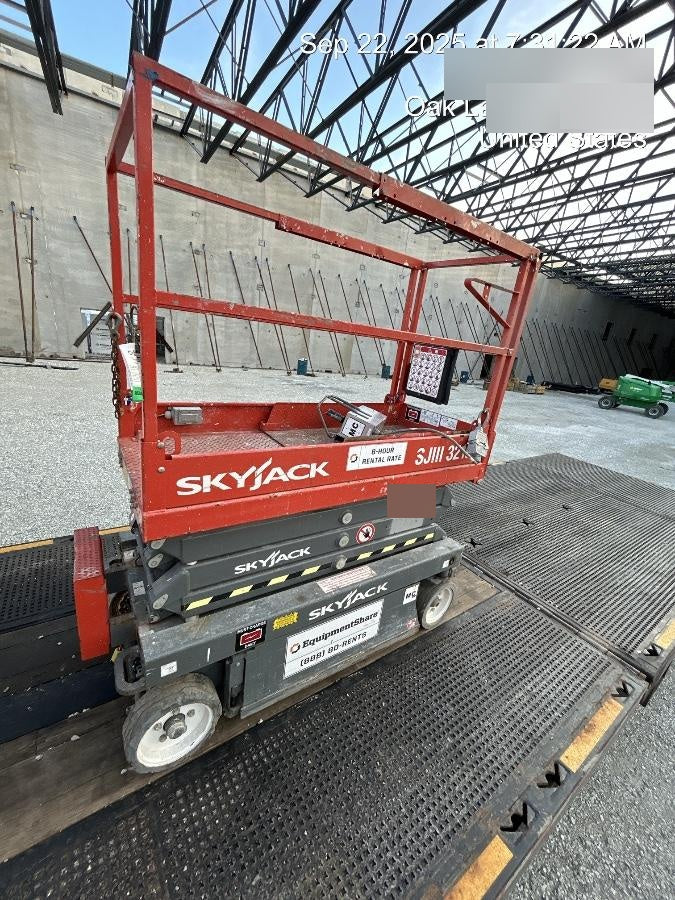 2016 Skyjack SJIII-3219 Standard Rental Specs