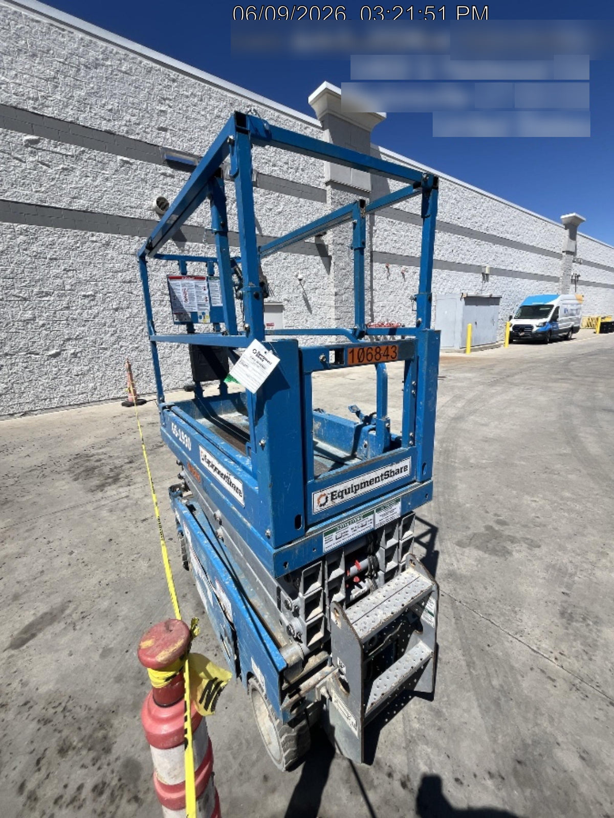 2020 Genie GS-1930 Solid Non Marking Tires, Beacon, Folding rails with half height swing gate, 800W Inverter