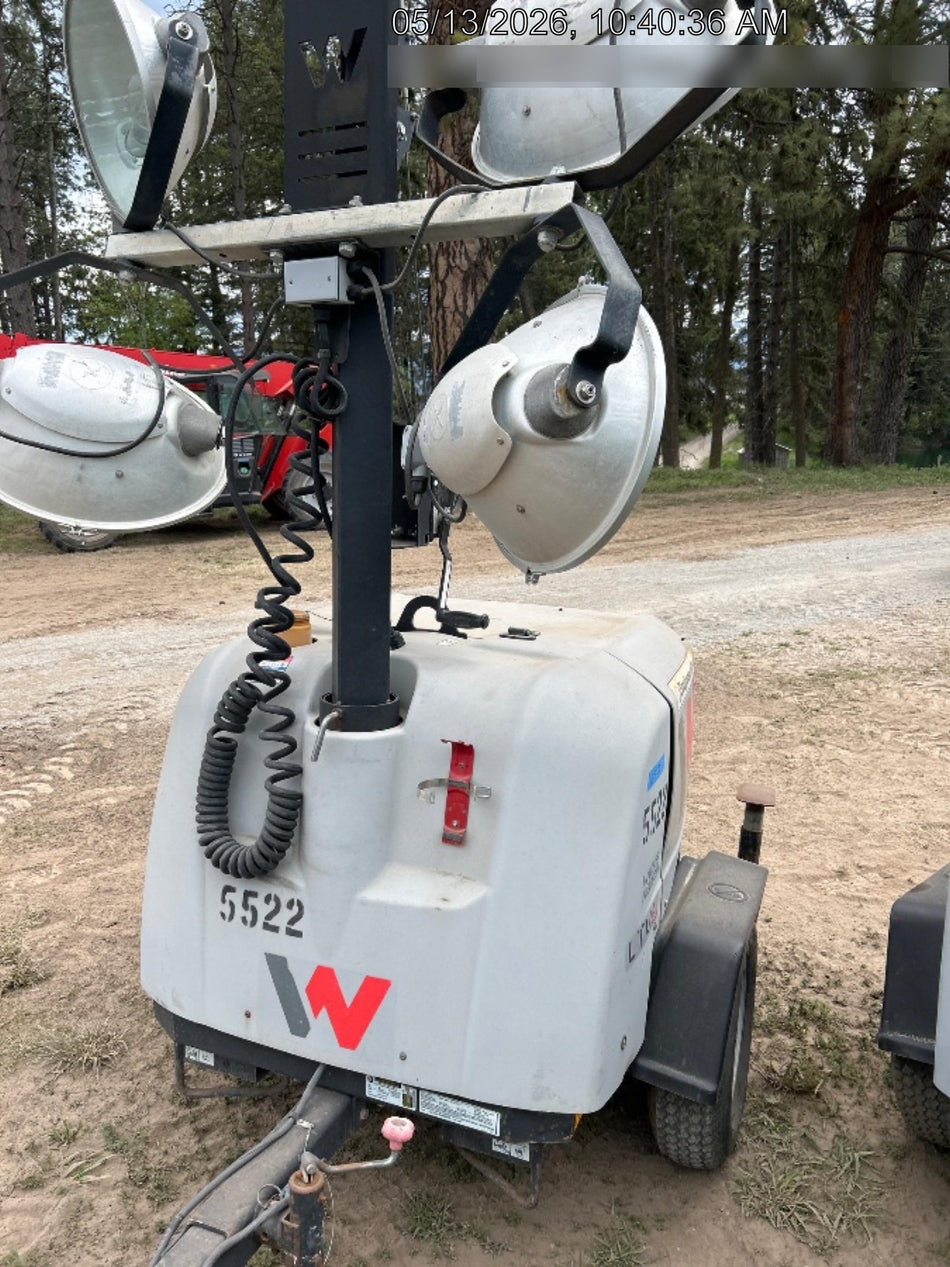 2017 Wacker Neuson LTV6L-MH Wacker Neuson 6 kW Towable Light Generator