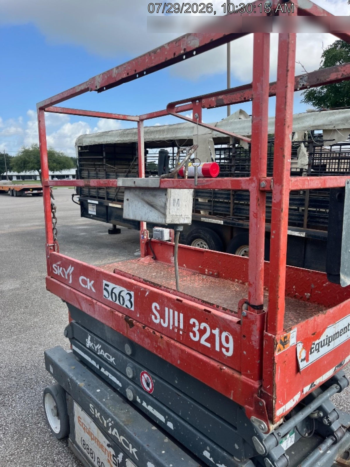 2017 Skyjack SJIII-3219 SJ3219, Trojan Battery Set, Extended Warranty 5yr/5k hr
