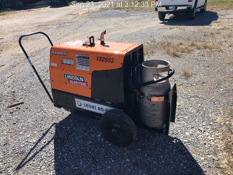 2021 Lincoln Electric Ranger 305 LPG LPG One-Pak (includes undercarriage, tank holder & tank strap) ORANGE