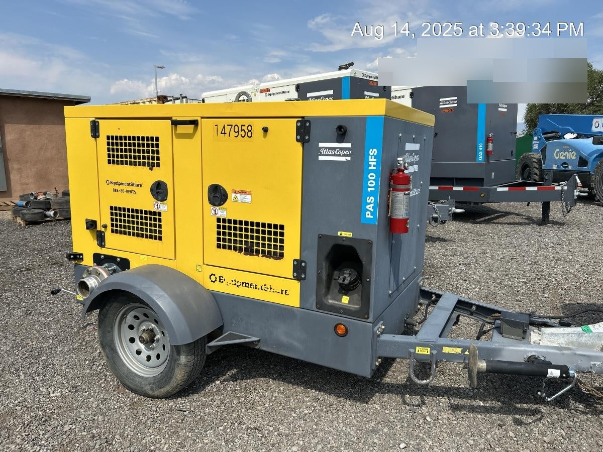 2021 ATLAS COPCO PAS 100 HF CS Enclosed