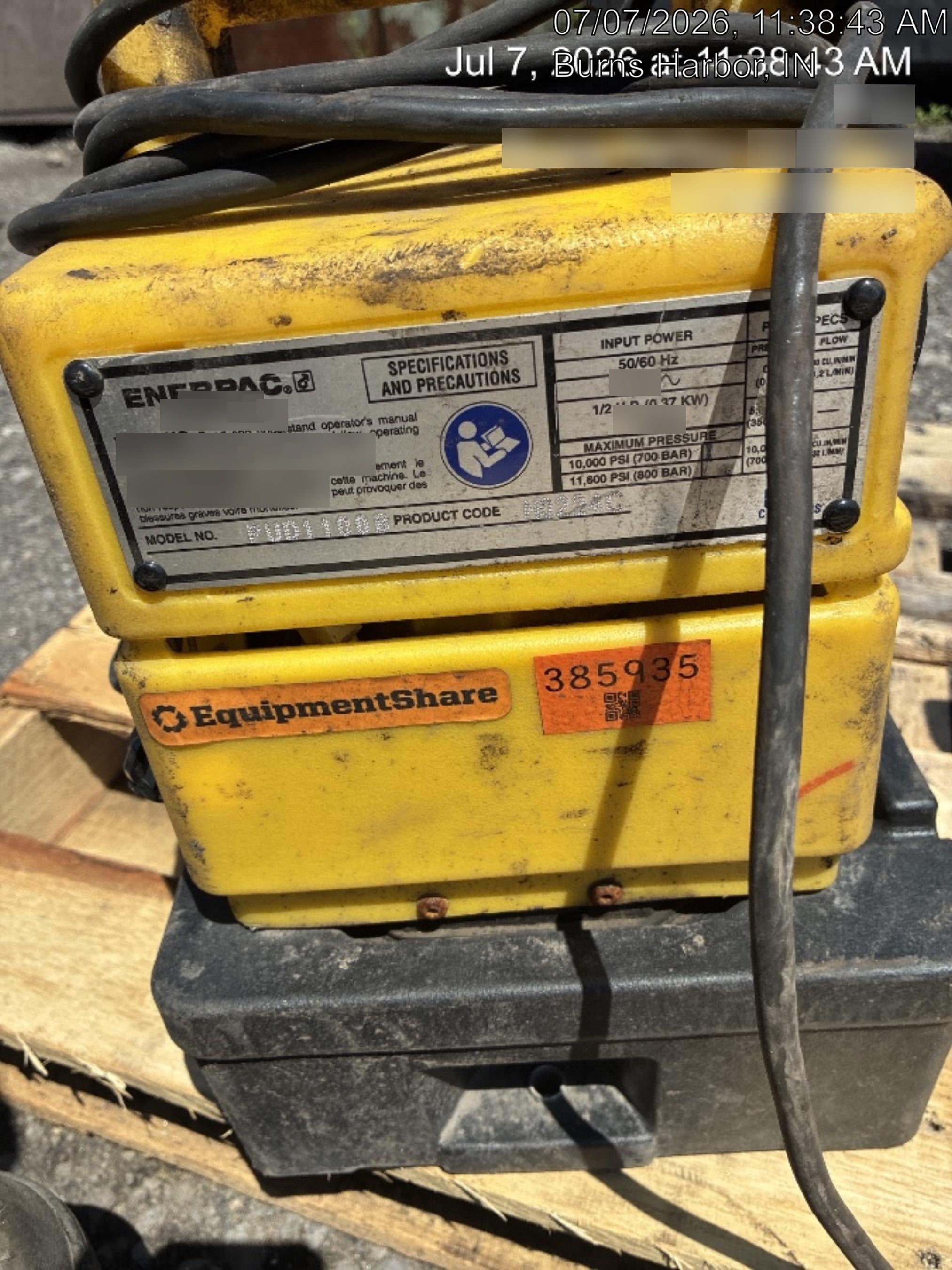 2024 ENERPAC PUD1100B