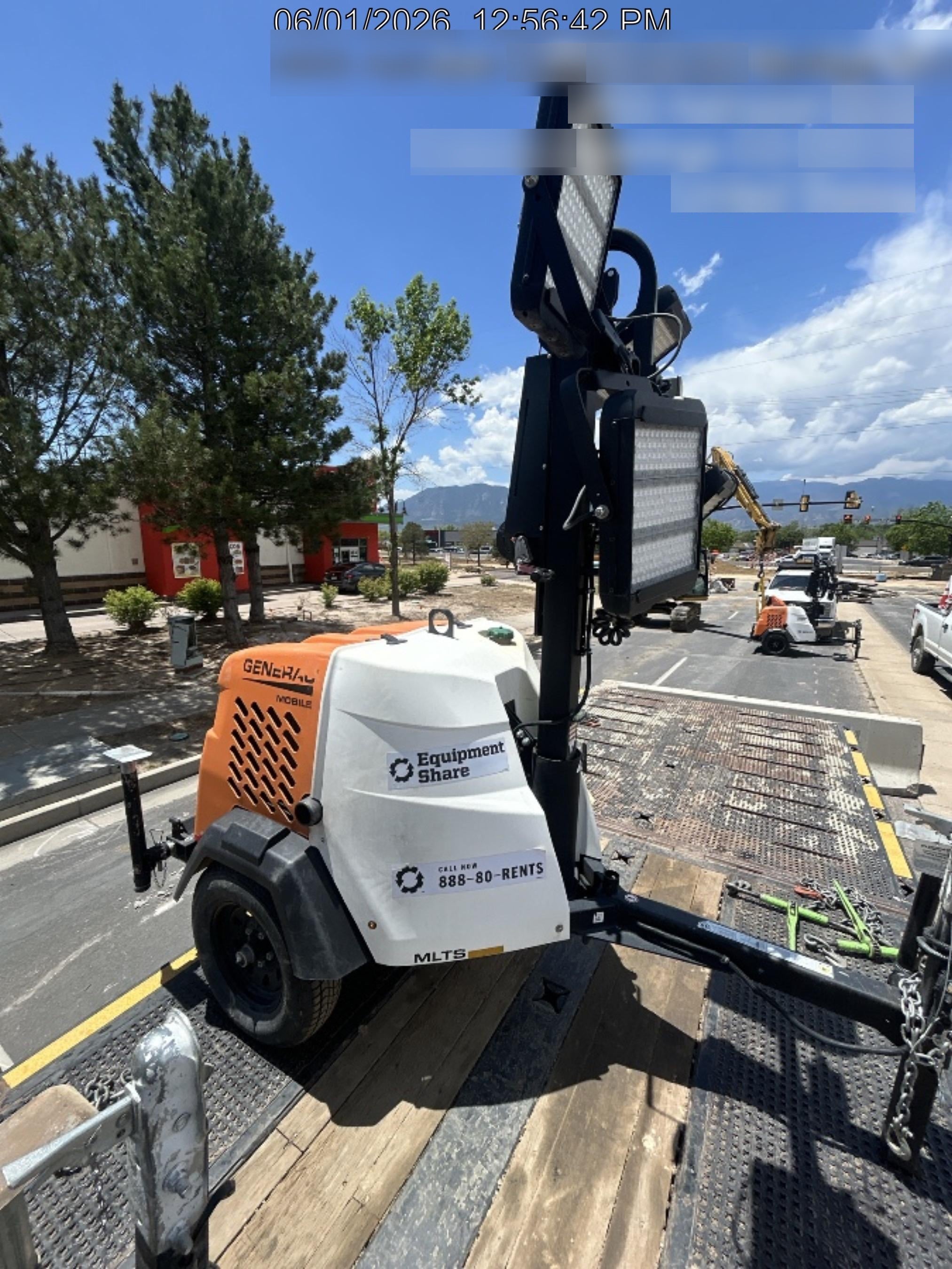2023 Generac MLT2 Diesel, Flex Switch 120V Input, Powerzone Controller, 
(4) 320W LED Lights, 4kW Generator, 39.9 Gal Fuel Tank, 2" Ball, T3