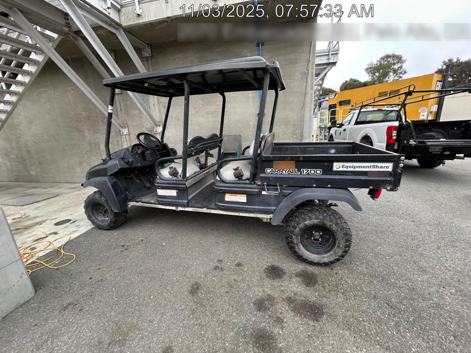 2019 Club Car CA1700D Diesel, 4-Seat, ROPS, AWD w/None