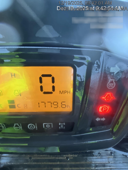 Kubota RTV-X1140W-H 4WD utility cart -LED strobe -Windshield tempered glass -Plastic canopy -Wire harness kit -Backup alarm