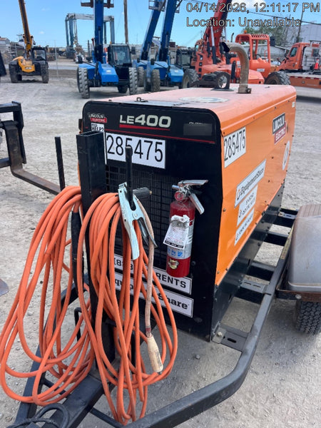 2022 Lincoln Electric LE400 Kubota V1505, Trlr, Cable Rack, Light Kit, ES Decals, T3