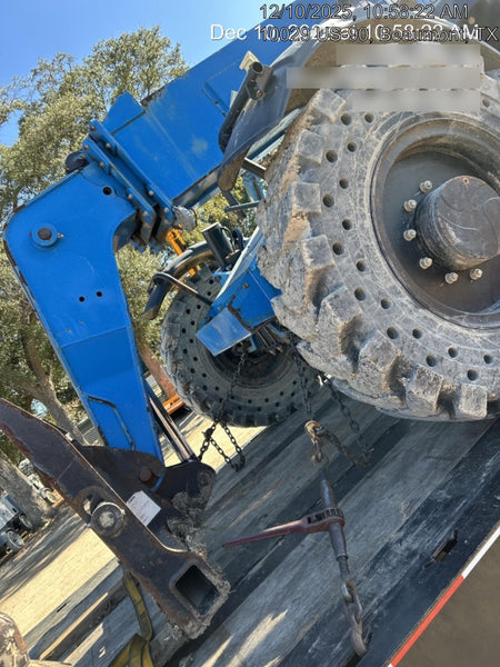 2018 Genie GTH-844 Genie GTH-844 w/ROPS, Work Lights, Solid Tires, RH Cab Mesh, Beacon, 60" Carriage and Forks