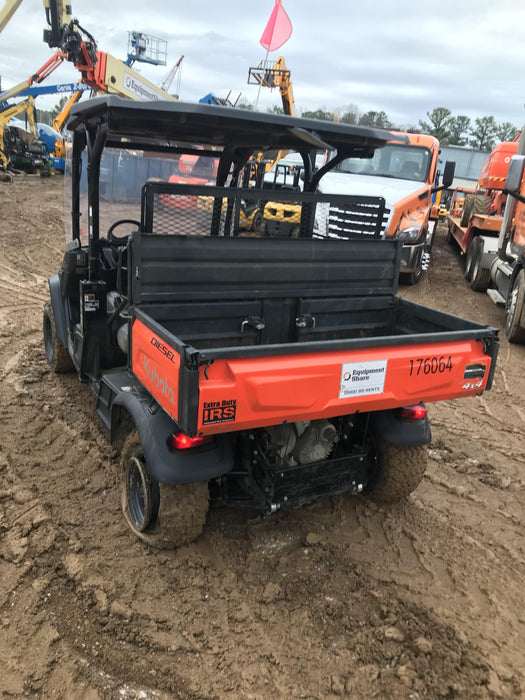 2021 Kubota RTV-X1140W-H Plastic Canopy, Windshield Acrylic Clear, LED Strobe Light, Wire Harness Kit, Back up Alarm
