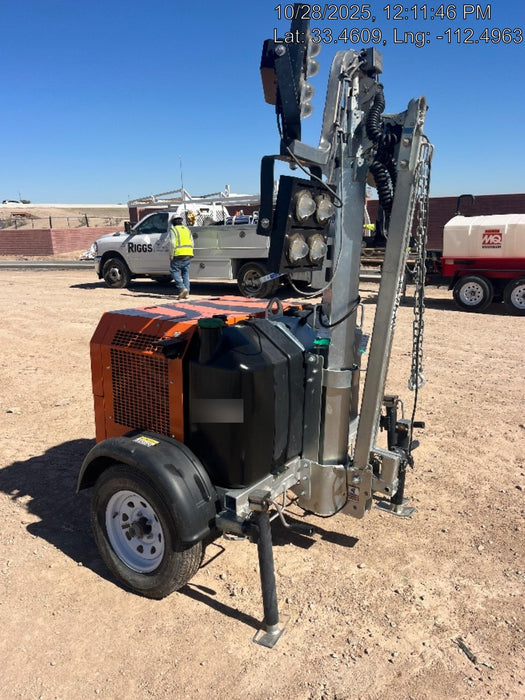 2024 Wanco WLTT-4MM4K Diesel, Deep Sea Controller, Shore Power Plug, Auto Start, (4) 350W LED Floodlights, 4kW Generator, 60 Gal Fuel Tank, 2" Ball, T3