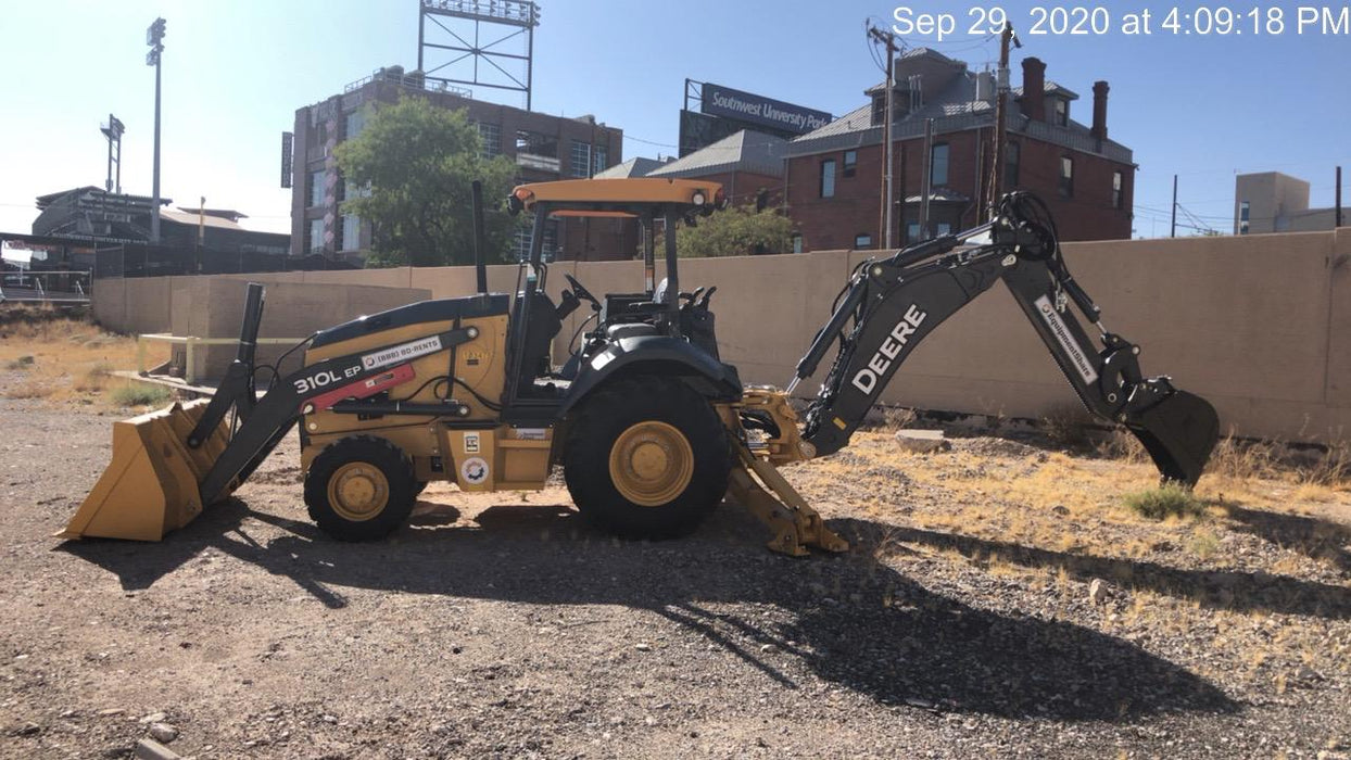 2020 John Deere 310LEP - Extendable Stick Canopy, 4WD, Extendable Stick, Pilot Controls, 2 Way Hydraulics, TAG Manual QC