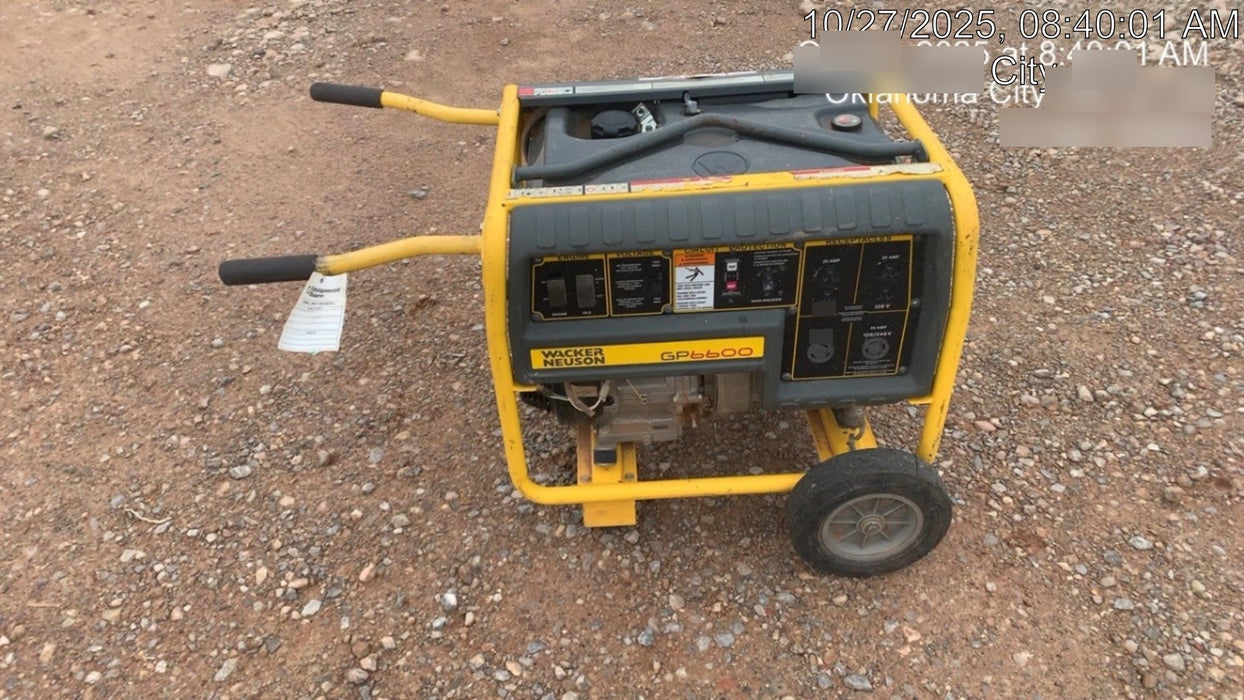 2019 WACKER NEUSON GP6600A