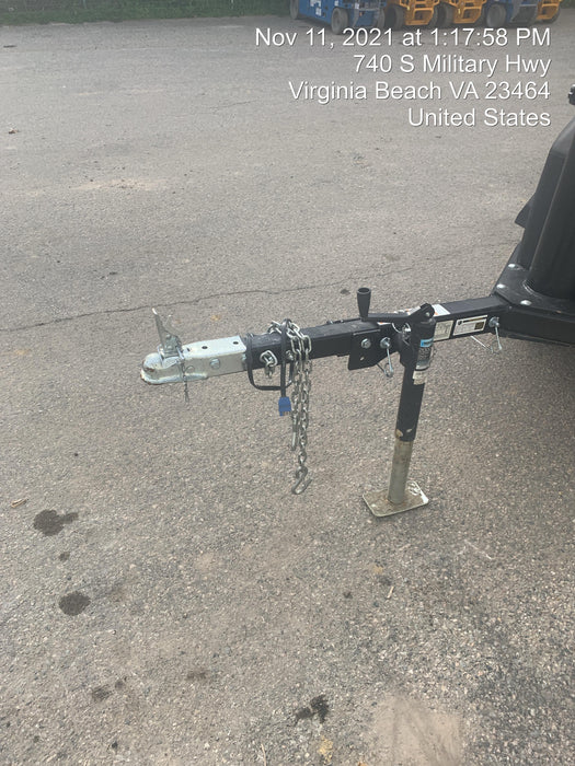 2021 Allmand NLV3GR (4) LED Light Fixture 350W, 23' Vertical Mast, 3kW Prime, Towable, Deep Sea L401, Leveling Jacks, Yanmar T4F 5.8hp