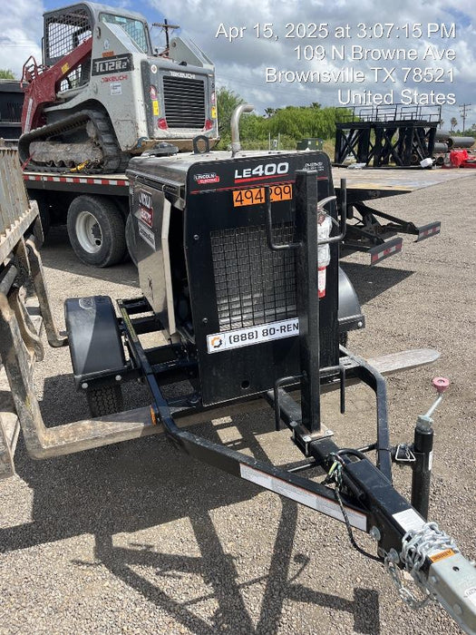 2025 Lincoln Electric LE400 Diesel, Kubota V1505, 22 HP, Trlr, Cable Rack, Light Kit, ES Decals, T3